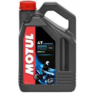 MOTUL 3000 4T (MA2) 10w40 4л. минер. для 4-тактн. мототехн. (масло моторное)